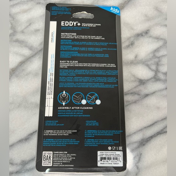 Camelbak Kids Bite Valve and Straw Set - Picture 3 of 8